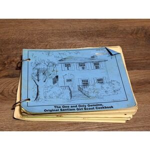 Vintage 1986 Santiam Girl Scout Cookbook Oregon 75th Anniversary Ring Bound